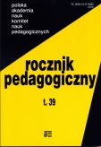 Rocznik Pedagogiczny t. 39