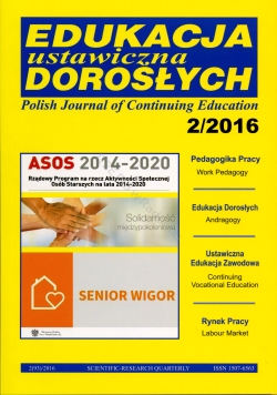 EDUKACJA ustawiczna DOROSŁYCH 2(93)/2016