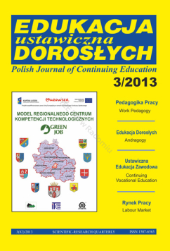 EDUKACJA ustawiczna DOROSŁYCH 3(82)/2013 (wersja elektroniczna)